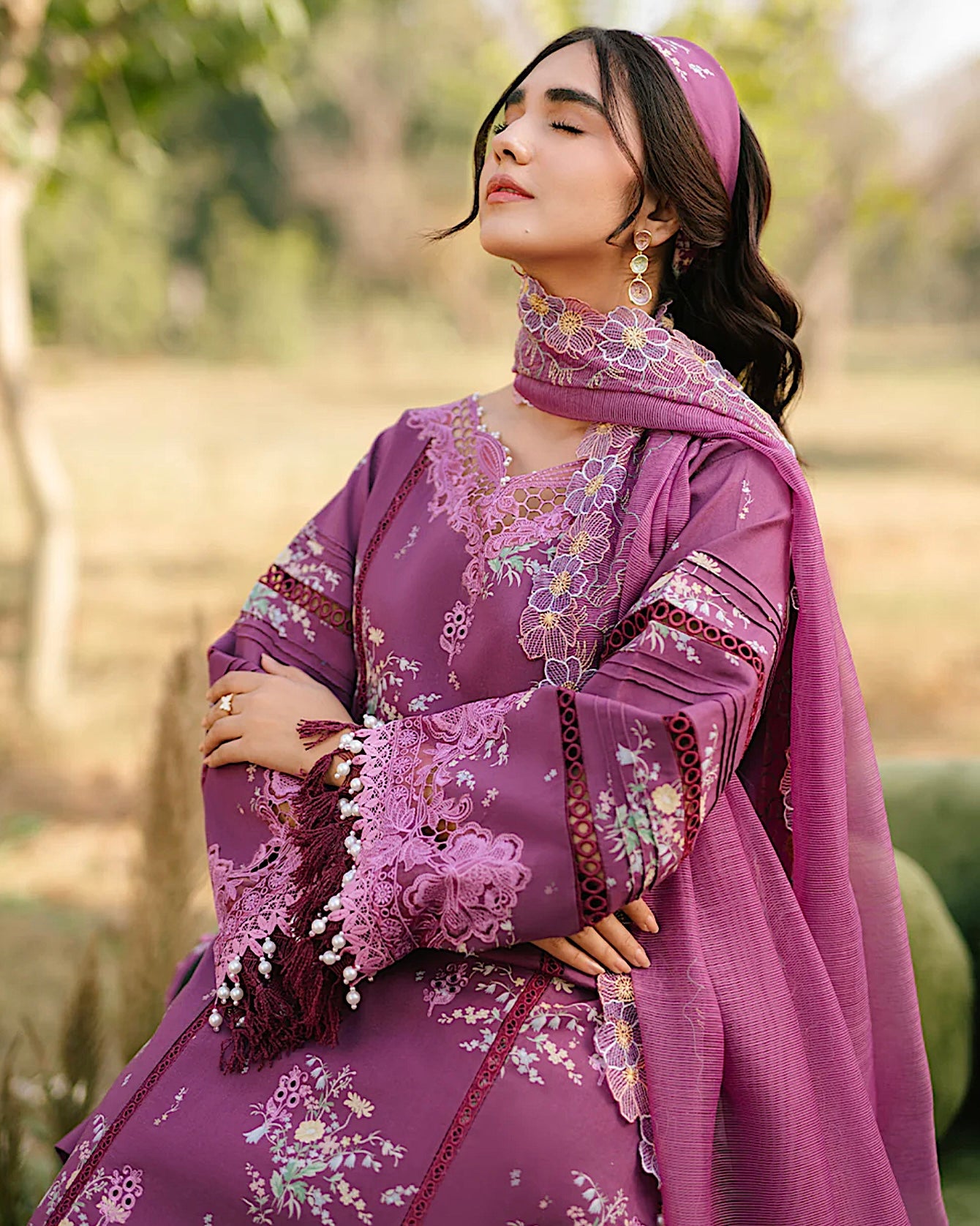 Parishay Ivy Bloom | Embroidered Luxury Lawn | Design 13