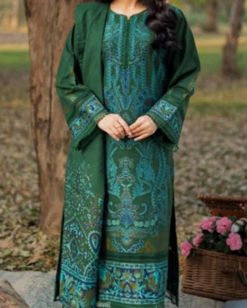 Johra Lilac | Khaddar Jacquard | Design 963