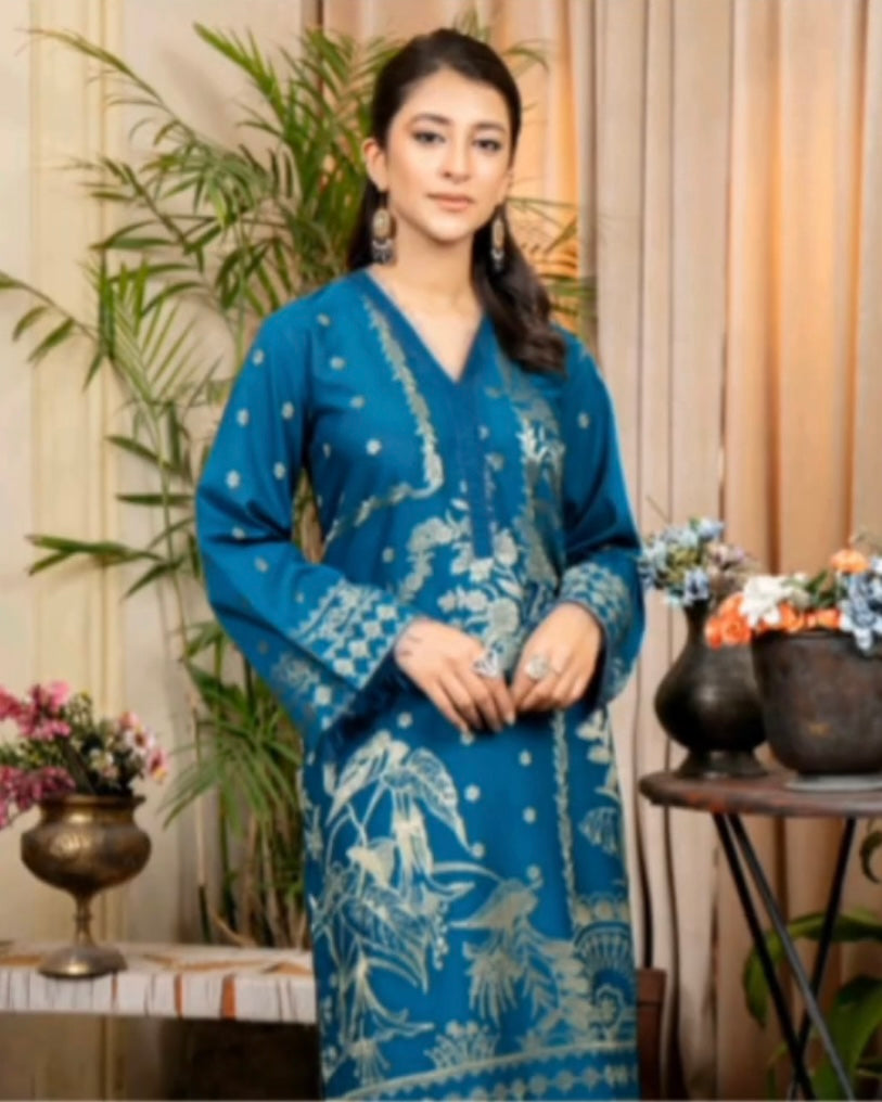 Johra Mehri | Banarsi Jacquard Lawn 2pc | Design 749