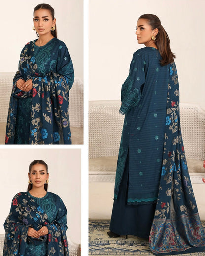 Johra Milza | Emb Lawn with Jacquard Dupatta | Design 889