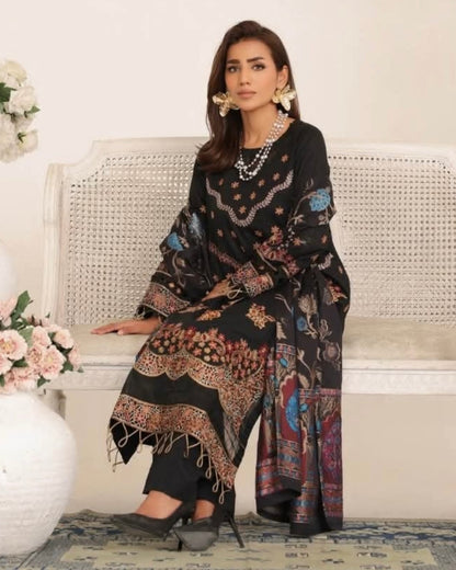 Johra Milza | Emb Lawn with Jacquard Dupatta | Design 893