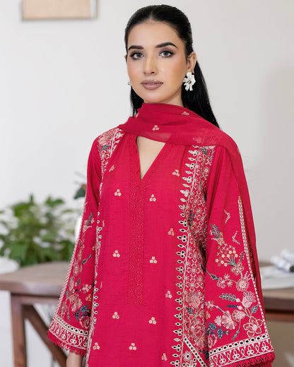 Johra Sameeha | Embroidered Raw Silk | Design 294