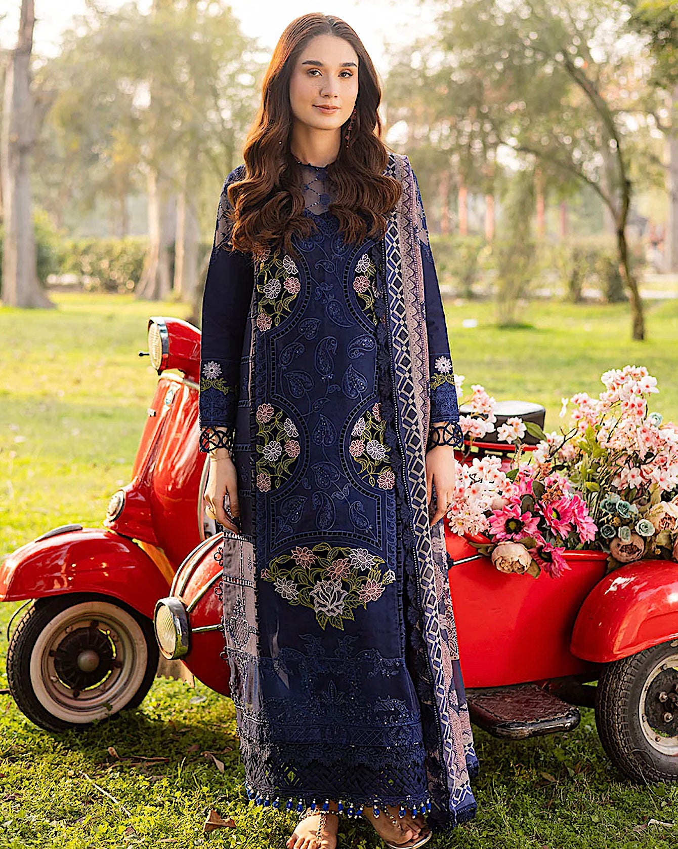 Parishay Shangrila | Embroidered Luxury Lawn | Design 11