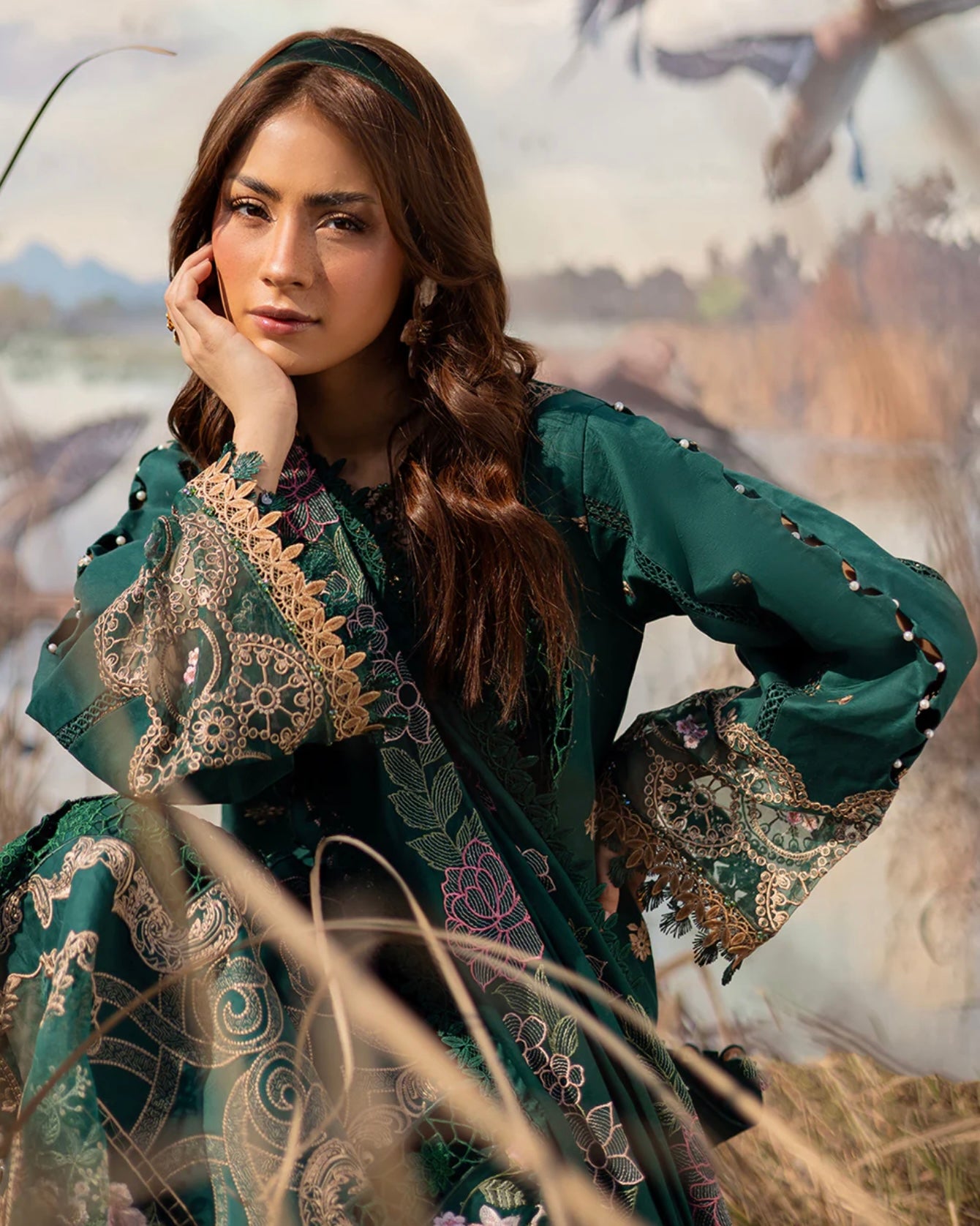 Parishay Shangrila | Embroidered Luxury Lawn | Design 3