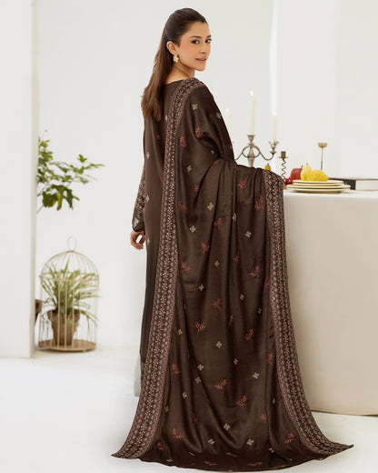 Johra Sunshine | Embroidered Fancy Peach Leather | Design 634