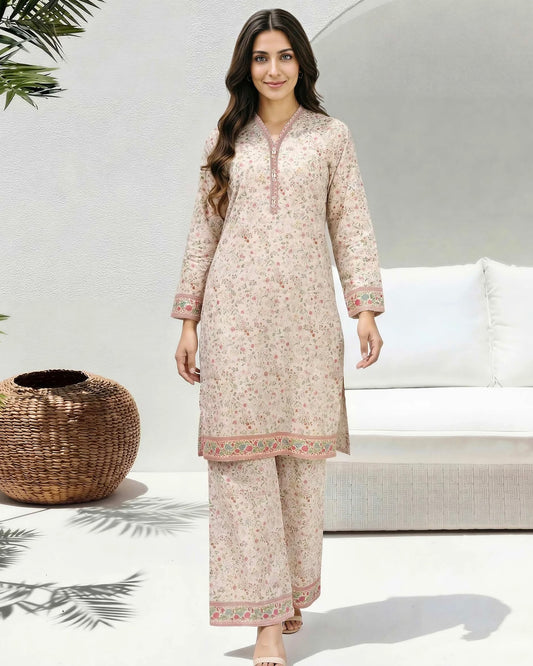 Limelight | Printed Lawn 1pc | U4755 Off White