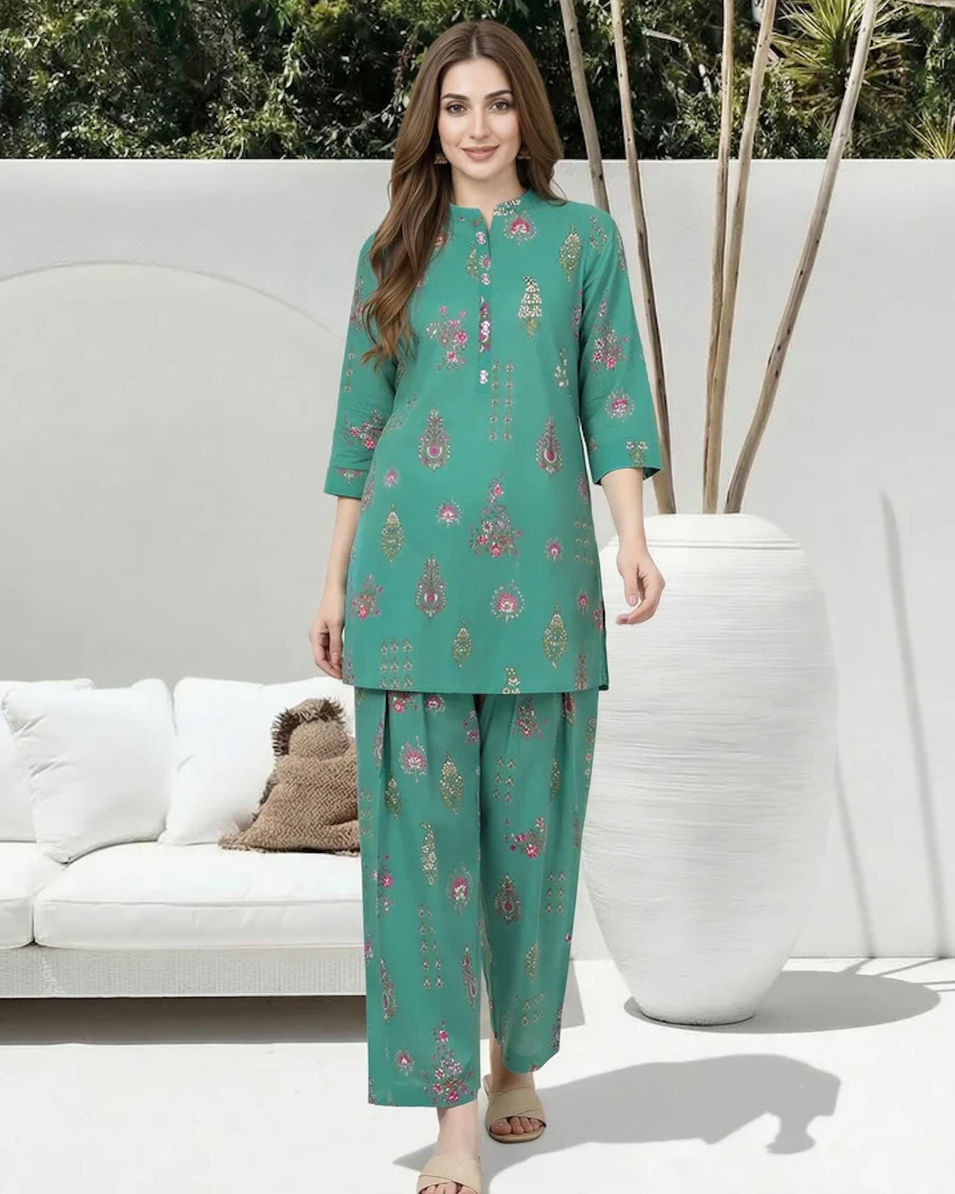 Limelight | Printed Lawn 1pc | U4772 Green