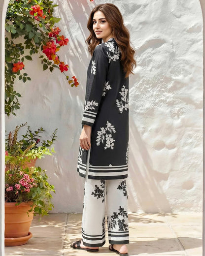 Limelight | Printed Lawn 2pc | U4790 Black
