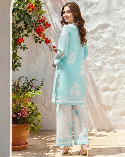 Limelight | Printed Lawn 2pc | U4790 Sky Blue