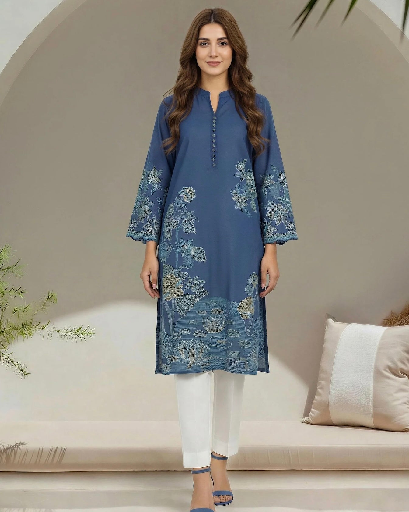 Limelight | Printed Lawn 1pc | U4902 Blue