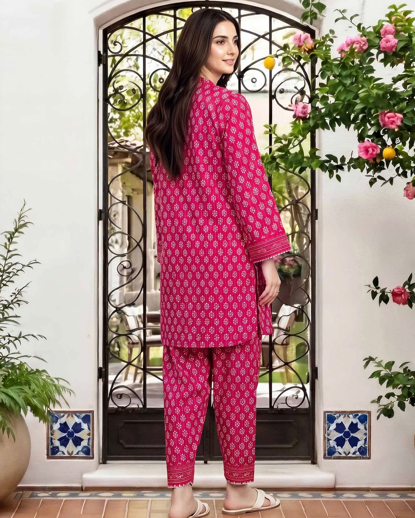 Limelight | Printed Lawn 1pc | U4961 Red