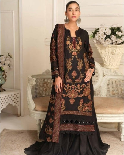 Johra Zarsah | Emb Marina with Emb Shawl | Design 379